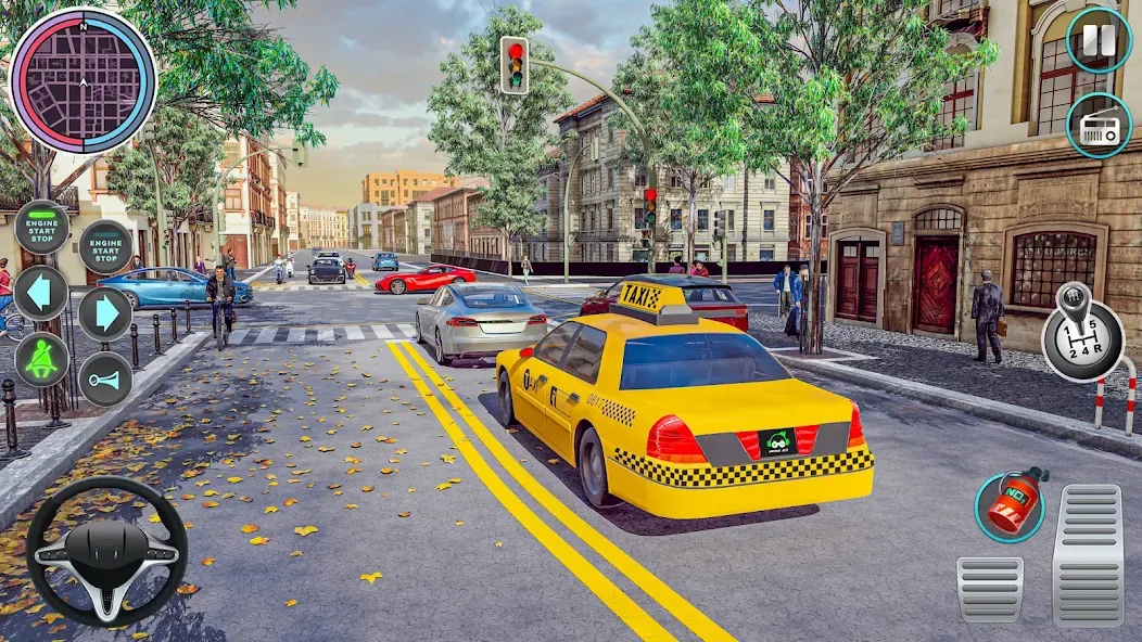 Взлом City Taxi Driving: Taxi Games  [МОД Menu] — полная версия apk на Андроид screen 5