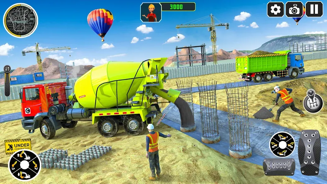 Взломанная City Construction Simulator 3D  [МОД Все открыто] — последняя версия apk на Андроид screen 5