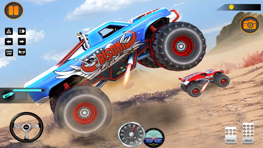 Взлом Monster Truck Off Road Racing  [МОД Unlimited Money] — полная версия apk на Андроид screen 3