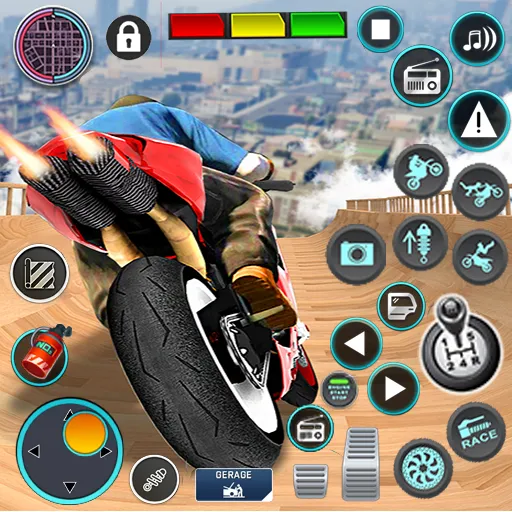 Взлом Mega Ramp Bike Stunts Games 3D  [МОД Меню] — стабильная версия apk на Андроид screen 1