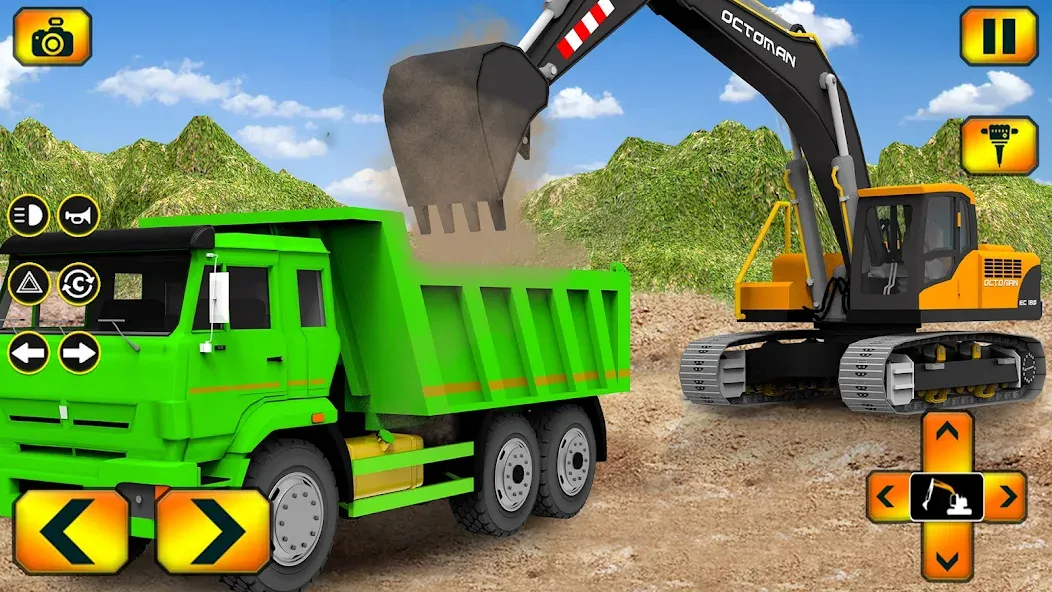 Взлом Sand Excavator Simulator Games  [МОД Много монет] — стабильная версия apk на Андроид screen 1