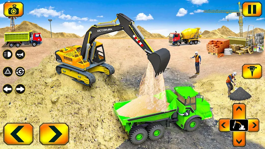 Взлом Sand Excavator Simulator Games  [МОД Много монет] — стабильная версия apk на Андроид screen 2