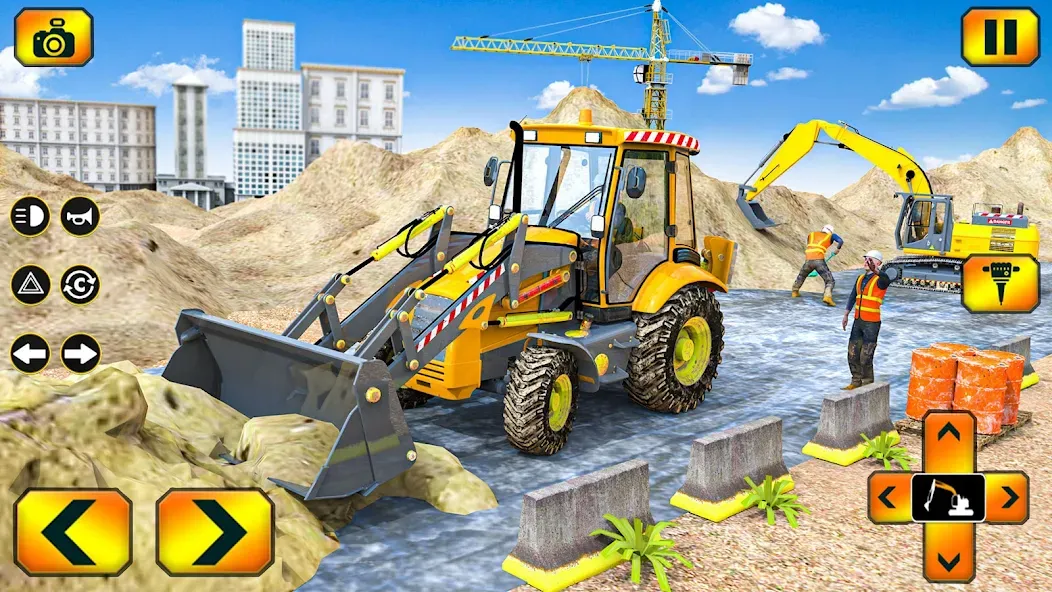 Взлом Sand Excavator Simulator Games  [МОД Много монет] — стабильная версия apk на Андроид screen 4