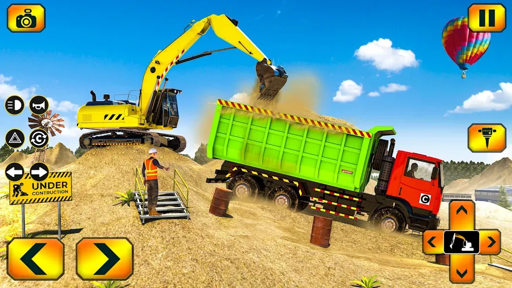 Взлом Sand Excavator Simulator Games  [МОД Много монет] — стабильная версия apk на Андроид screen 5