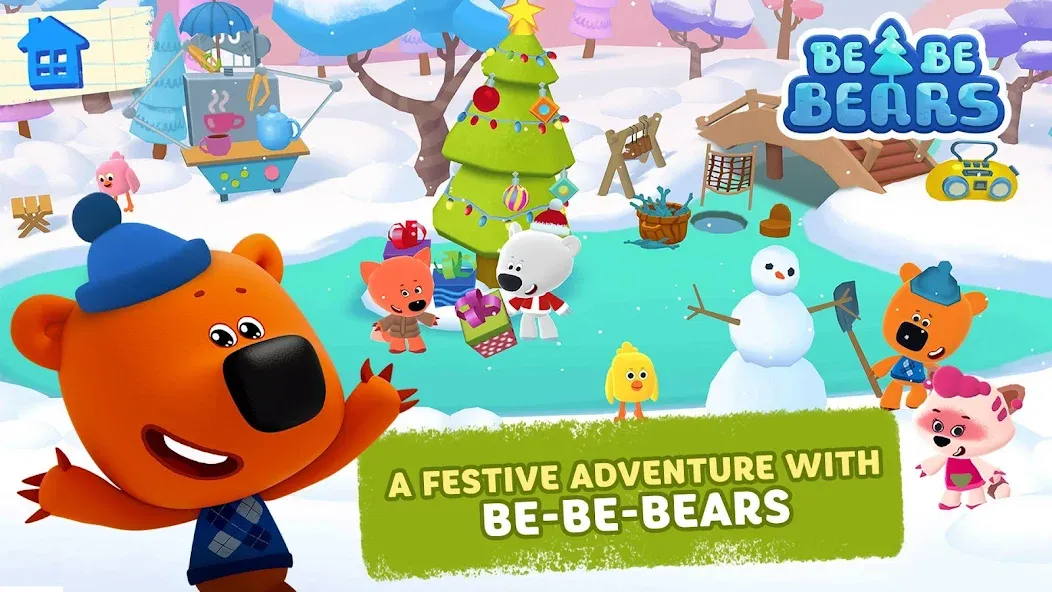 Скачать взломанную Be-be-bears — Creative world  [МОД Mega Pack] — последняя версия apk на Андроид screen 3