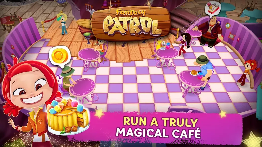 Взлом Fantasy Patrol: Cafe  [МОД Меню] — последняя версия apk на Андроид screen 1