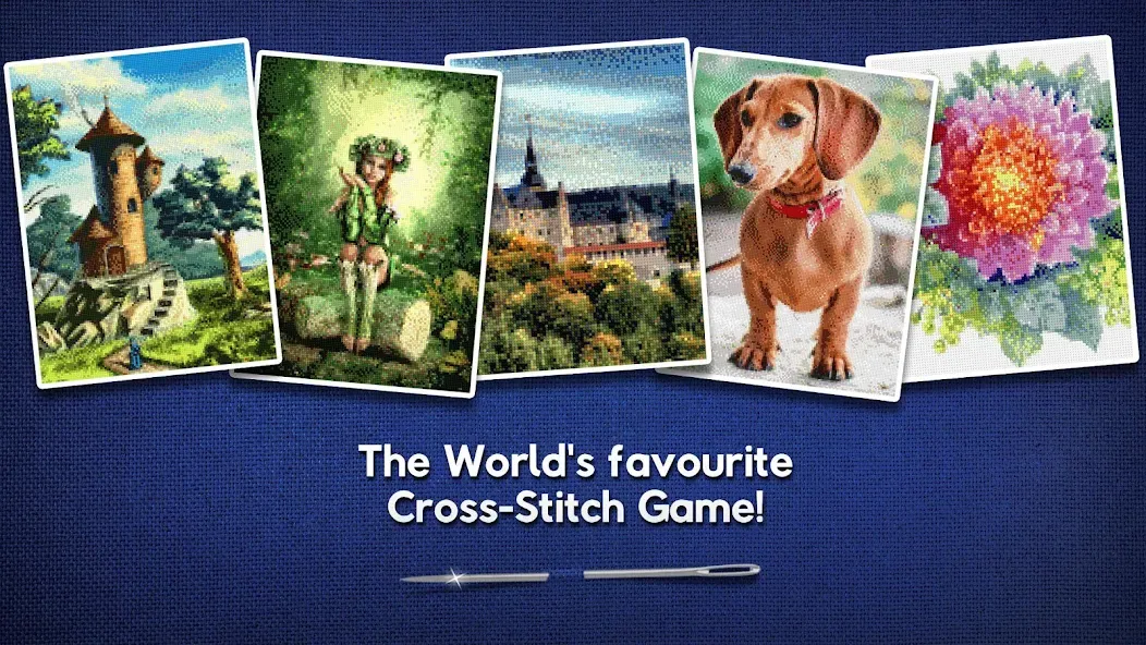 Скачать взлом Cross-Stitch World (Кросс)  [МОД Menu] — полная версия apk на Андроид screen 1