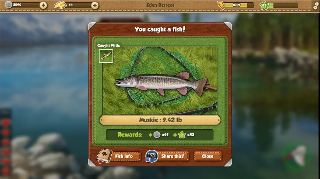 Взлом Fishing World (Фишинг Ворлд)  [МОД Много монет] — полная версия apk на Андроид screen 2