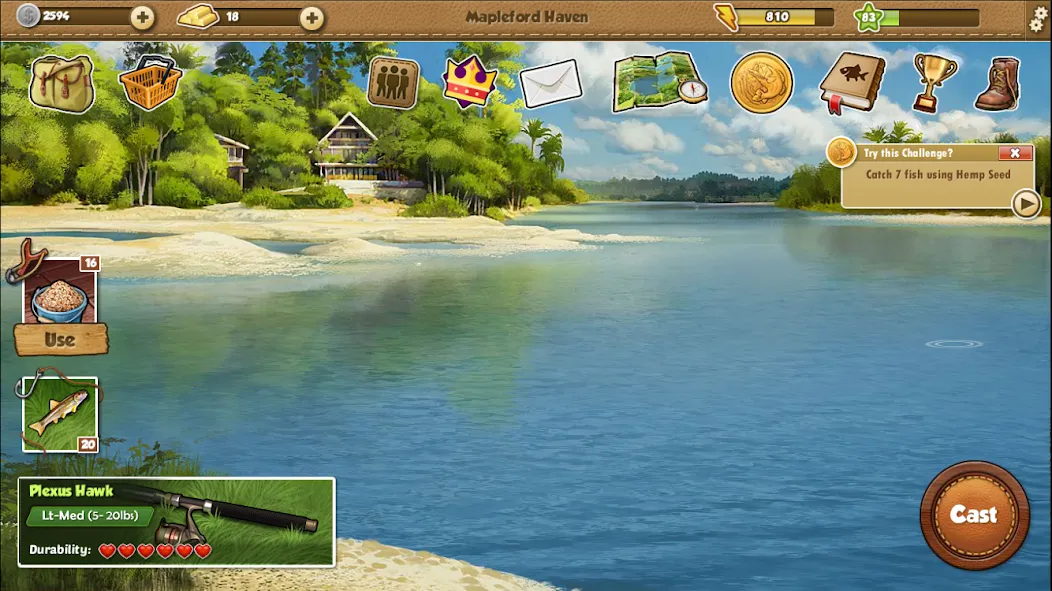 Взлом Fishing World (Фишинг Ворлд)  [МОД Много монет] — полная версия apk на Андроид screen 5