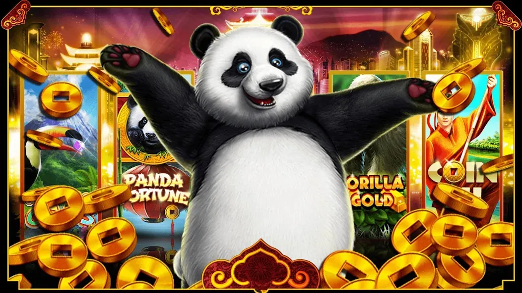 Взломанная Panda Slots (Панда Слоты)  [МОД Menu] — полная версия apk на Андроид screen 5