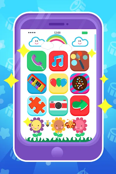 Взлом Baby Phone: Toddler Games (Беби Фон)  [МОД Mega Pack] — стабильная версия apk на Андроид screen 5