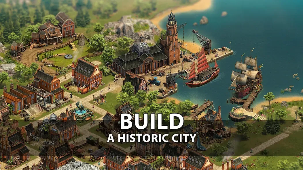 Скачать взлом Forge of Empires: Build a City (Фордж оф Эмпайрс)  [МОД Много денег] — стабильная версия apk на Андроид screen 1