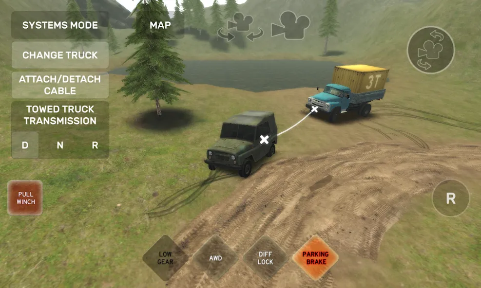 Взломанная Dirt Trucker: Muddy Hills (Дрт Трукер)  [МОД Много монет] — последняя версия apk на Андроид screen 1