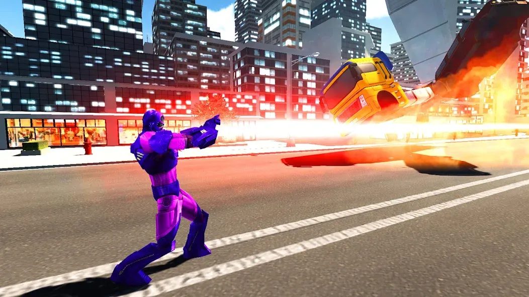 Скачать взлом Super city hero:Iron Hero War (Супер сити герой)  [МОД Меню] — полная версия apk на Андроид screen 2