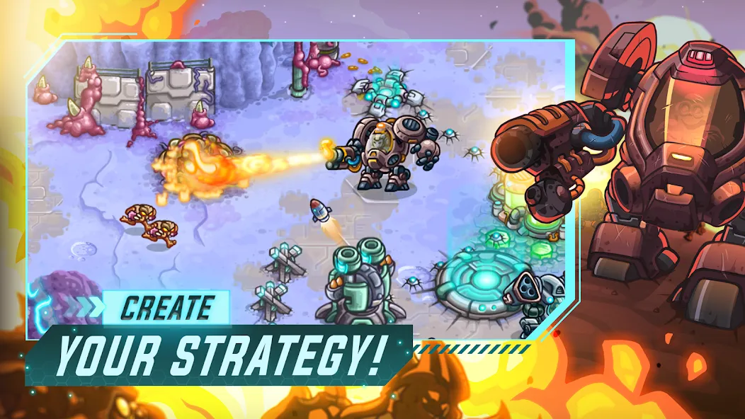 Скачать взлом Iron Marines Offline Strategy  [МОД Mega Pack] — полная версия apk на Андроид screen 2