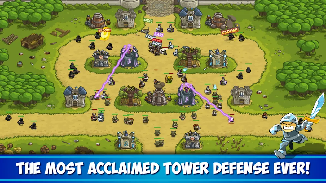 Скачать взломанную Kingdom Rush Tower Defense TD (Кингдом Раш)  [МОД Бесконечные деньги] — последняя версия apk на Андроид screen 1