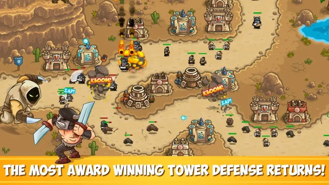 Взлом Kingdom Rush Frontiers TD (Кингдом Раш Фронтис ТД)  [МОД Много денег] — полная версия apk на Андроид screen 1