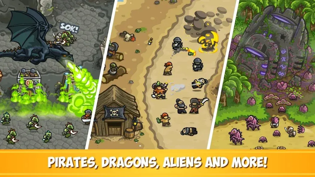 Взлом Kingdom Rush Frontiers TD (Кингдом Раш Фронтис ТД)  [МОД Много денег] — полная версия apk на Андроид screen 5