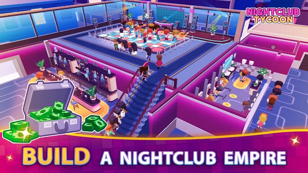 Взлом Nightclub Tycoon: Idle Empire  [МОД Unlocked] — стабильная версия apk на Андроид screen 1