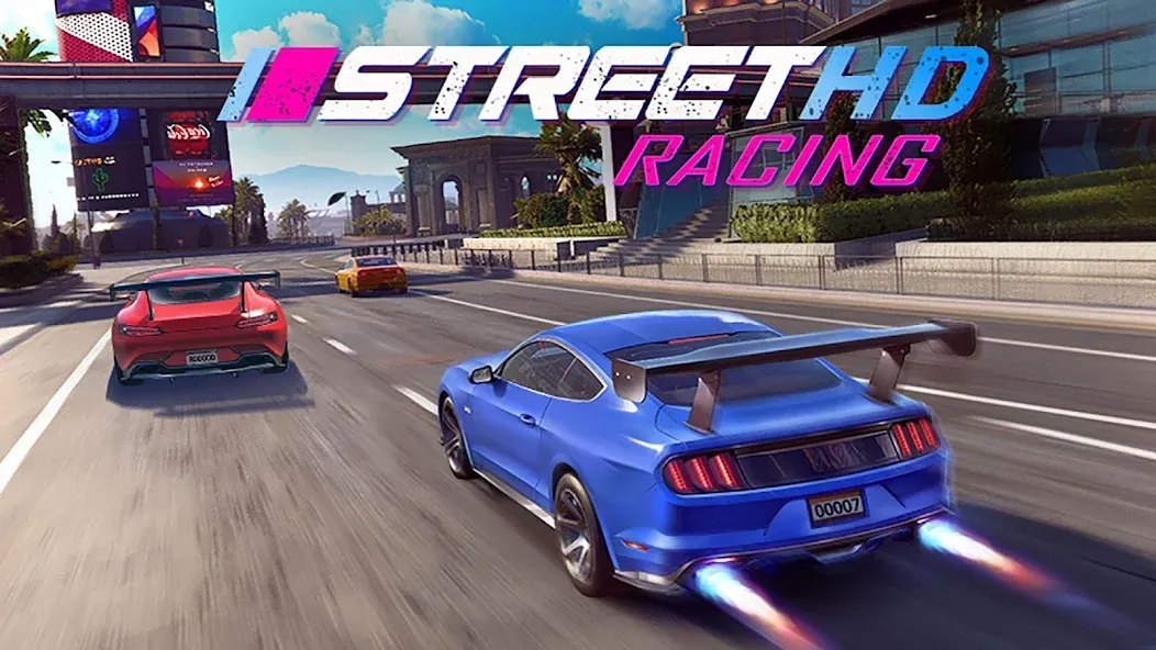 Скачать взломанную Street Racing HD (Стрит Рейсинг ХД)  [МОД Бесконечные монеты] — полная версия apk на Андроид screen 1