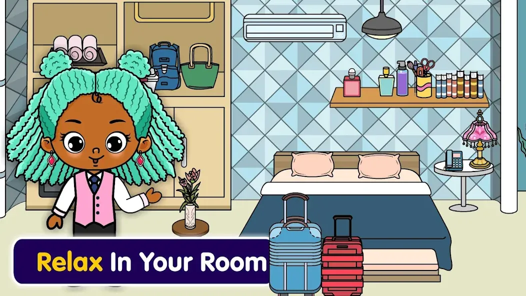 Скачать взлом Tizi Town — My Hotel Games  [МОД Много денег] — полная версия apk на Андроид screen 1