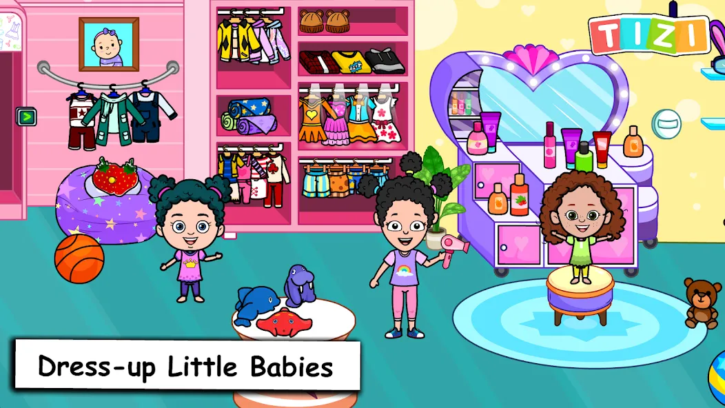 Скачать взломанную My Tizi Town Daycare Baby Game  [МОД Menu] — последняя версия apk на Андроид screen 4