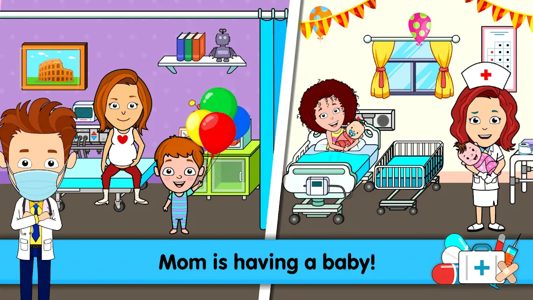 Взлом My Hospital Town Doctor Games  [МОД Бесконечные монеты] — последняя версия apk на Андроид screen 2