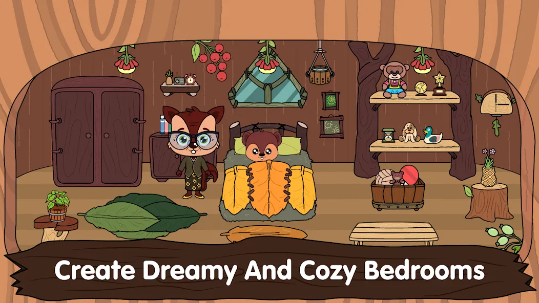 Взлом Animal Town — My Squirrel Home  [МОД Меню] — последняя версия apk на Андроид screen 2