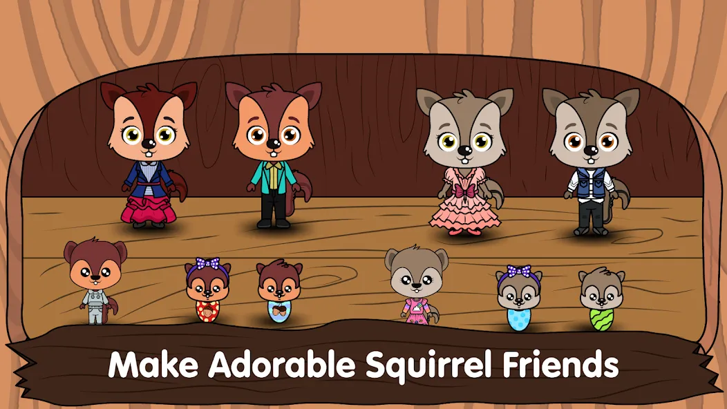 Взлом Animal Town — My Squirrel Home  [МОД Меню] — последняя версия apk на Андроид screen 3