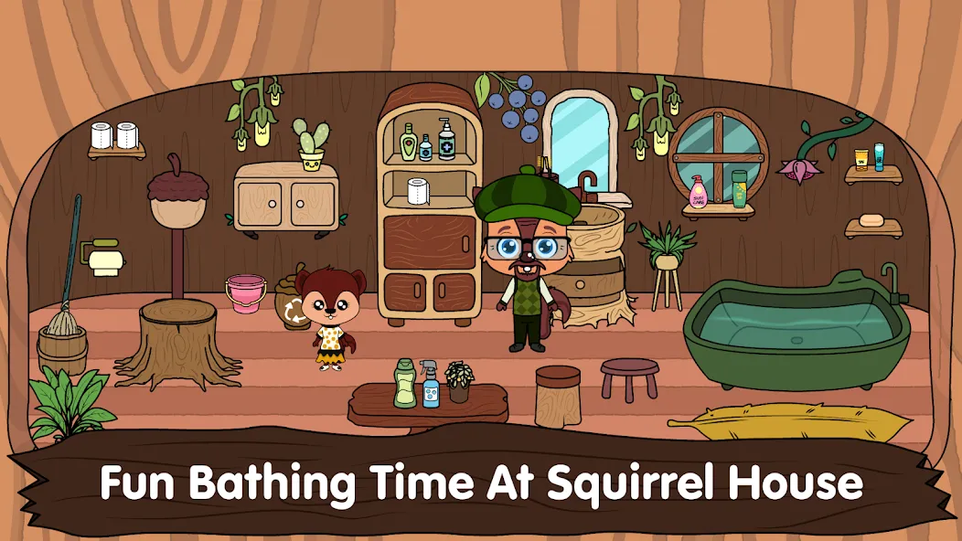 Взлом Animal Town — My Squirrel Home  [МОД Меню] — последняя версия apk на Андроид screen 4