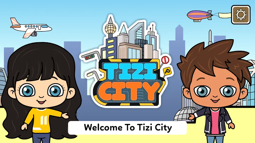 Скачать взломанную My Tizi City — Town Life Games  [МОД Unlocked] — последняя версия apk на Андроид screen 1