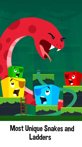 Скачать взлом Snake and Ladder Games  [МОД Бесконечные монеты] — стабильная версия apk на Андроид screen 1