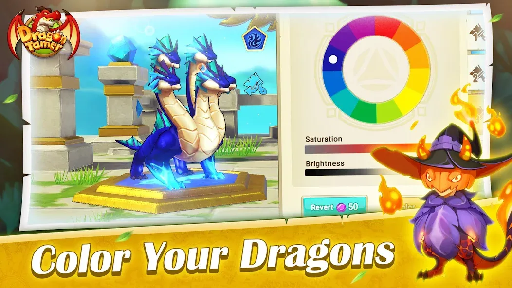 Взломанная Dragon Tamer  [МОД Unlocked] — полная версия apk на Андроид screen 1