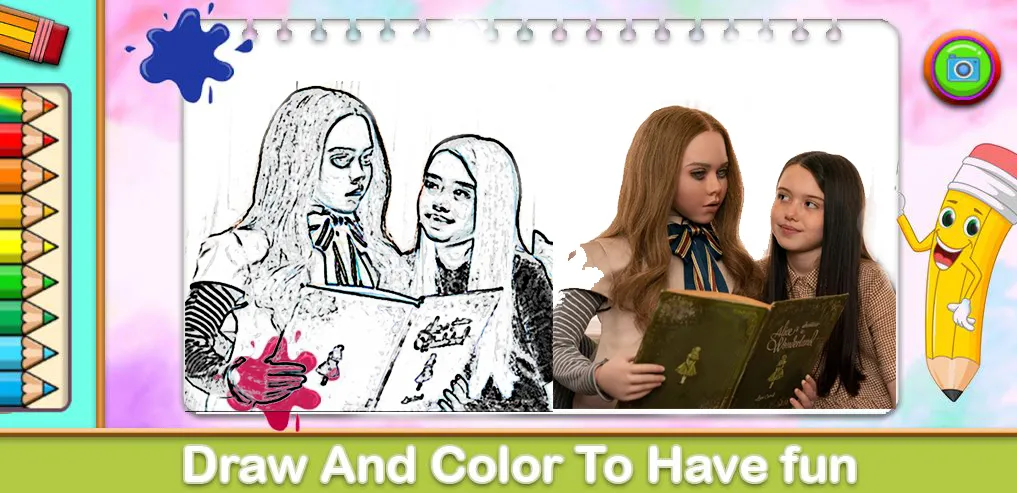 Скачать взлом Megan Coloring Game (Меган Колоринг Гейм)  [МОД Unlimited Money] — последняя версия apk на Андроид screen 2