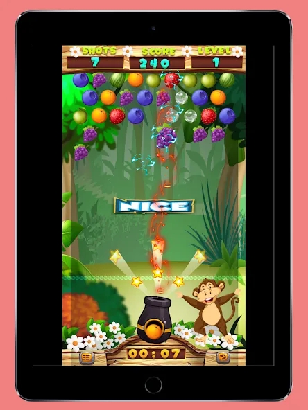 Скачать взломанную Fruits Shooter Pop (Фрутс Шутер Поп)  [МОД Меню] — полная версия apk на Андроид screen 2