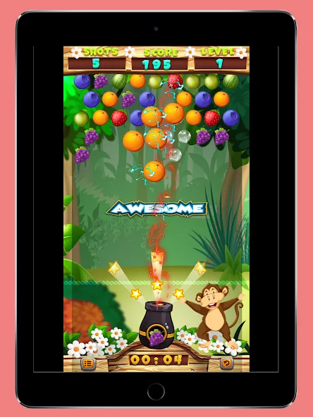 Скачать взломанную Fruits Shooter Pop (Фрутс Шутер Поп)  [МОД Меню] — полная версия apk на Андроид screen 3