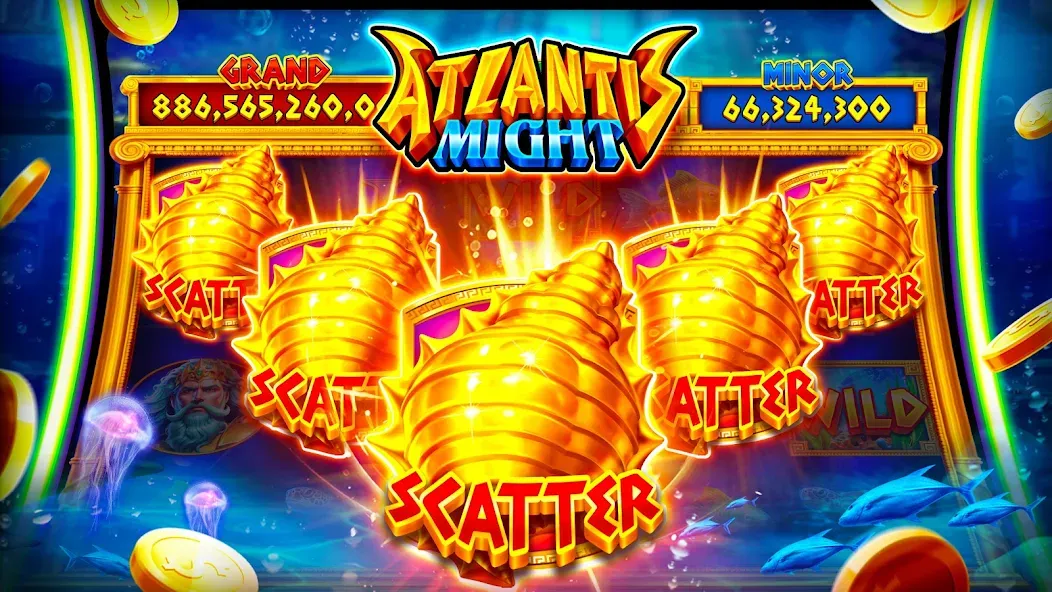 Взломанная Jackpot Master™ Slots — Casino (Джекпот Мастер Слоты)  [МОД Много денег] — полная версия apk на Андроид screen 3