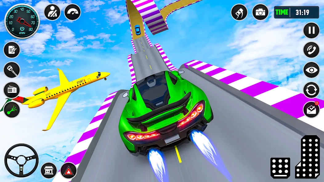 Взломанная Ramp Car Stunt Racing Game (Крейзи Кар Стантс)  [МОД Много денег] — последняя версия apk на Андроид screen 3