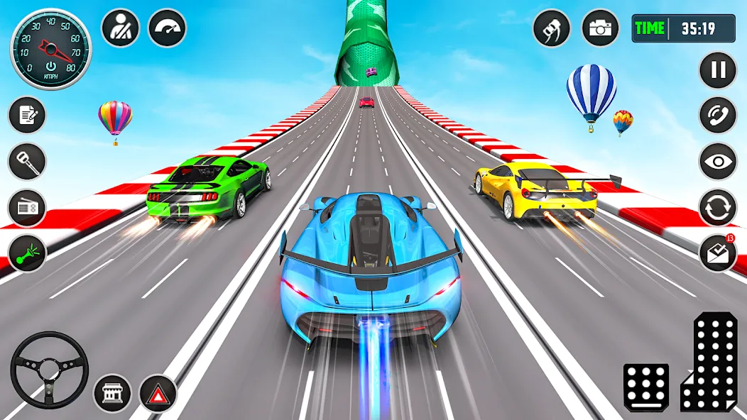 Взломанная Ramp Car Stunt Racing Game (Крейзи Кар Стантс)  [МОД Много денег] — последняя версия apk на Андроид screen 5