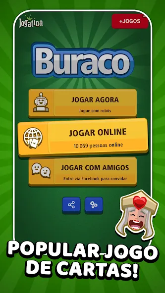 Скачать взлом Buraco Jogatina: Card Games (Бурако Жогатина)  [МОД Unlocked] — полная версия apk на Андроид screen 2