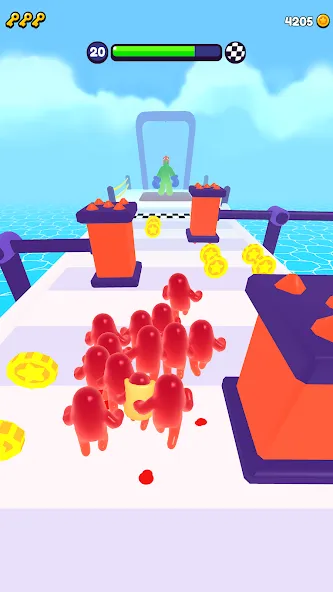 Взломанная Join Blob Clash 3D: Mob Runner (Джойн Блоб Клаш 3D)  [МОД Mega Pack] — последняя версия apk на Андроид screen 4