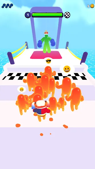 Взломанная Join Blob Clash 3D: Mob Runner (Джойн Блоб Клаш 3D)  [МОД Mega Pack] — последняя версия apk на Андроид screen 5