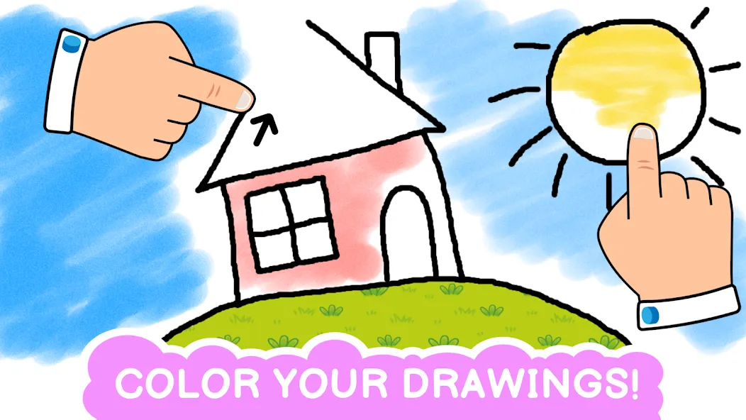 Взлом Easy coloring book for kids  [МОД Все открыто] — полная версия apk на Андроид screen 3