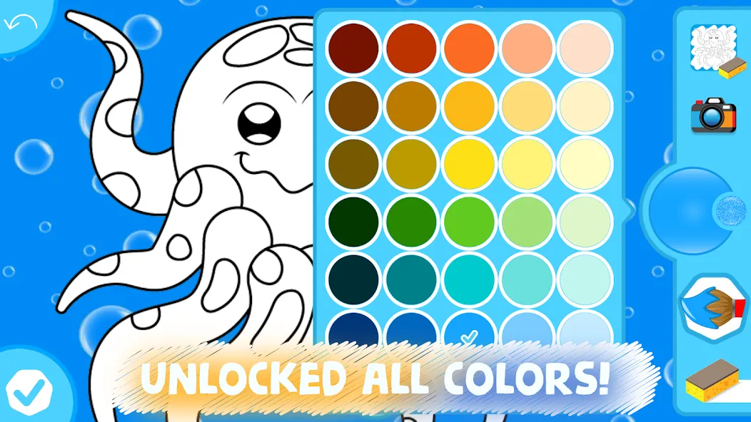 Взлом Easy coloring pages for kids  [МОД Все открыто] — полная версия apk на Андроид screen 5