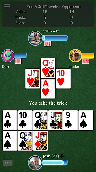 Взломанная Pinochle.Net  [МОД Много монет] — полная версия apk на Андроид screen 1