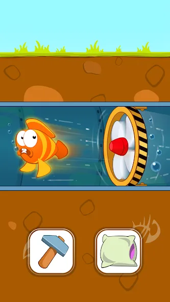 Скачать взлом Fish Story: Save the Lover (Фиш Стори)  [МОД Mega Pack] — стабильная версия apk на Андроид screen 2