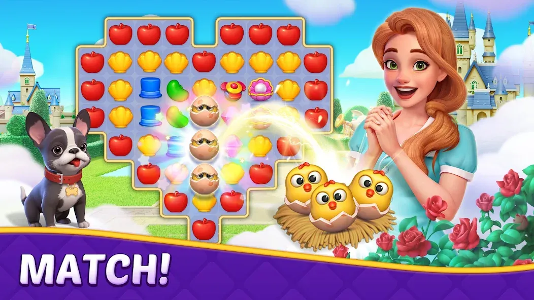 Взломанная Matching Story — Puzzle Games (Матчинг Стори)  [МОД Unlocked] — стабильная версия apk на Андроид screen 4