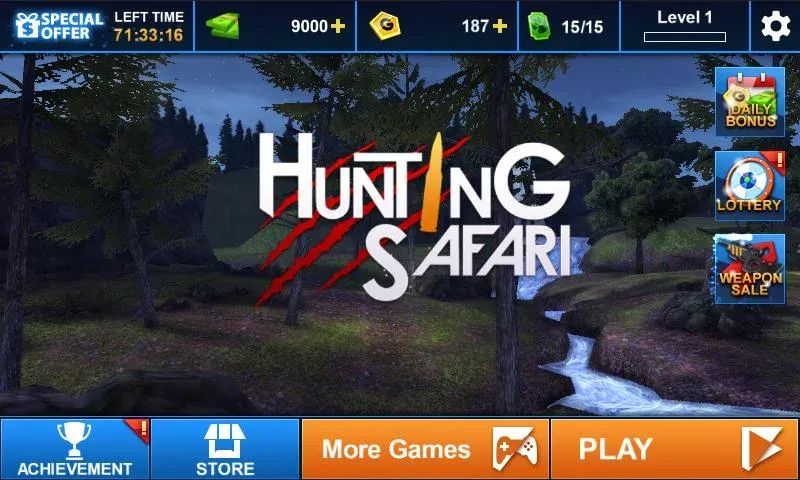 Взлом Hunting Safari 3D  [МОД Все открыто] — полная версия apk на Андроид screen 4