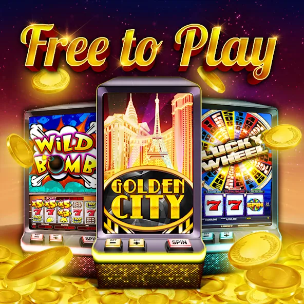 Скачать взлом Golden City Casino (Голден Сити Казино)  [МОД Бесконечные деньги] — последняя версия apk на Андроид screen 1