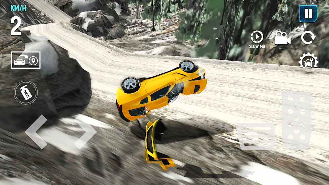 Скачать взлом Mega Car Crash Simulator (Мега Кар Краш Симулятор)  [МОД Menu] — стабильная версия apk на Андроид screen 4